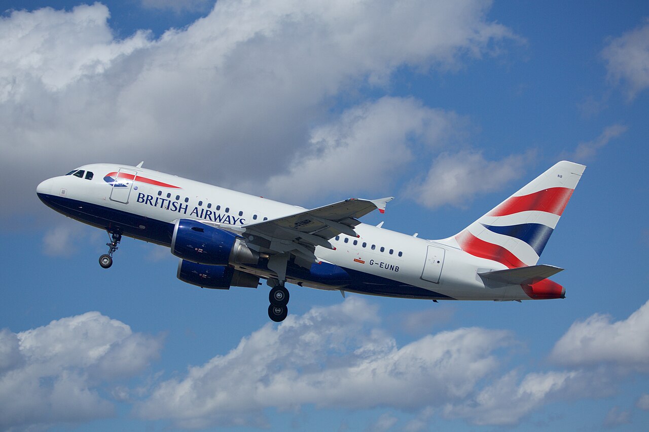 A318 in flight